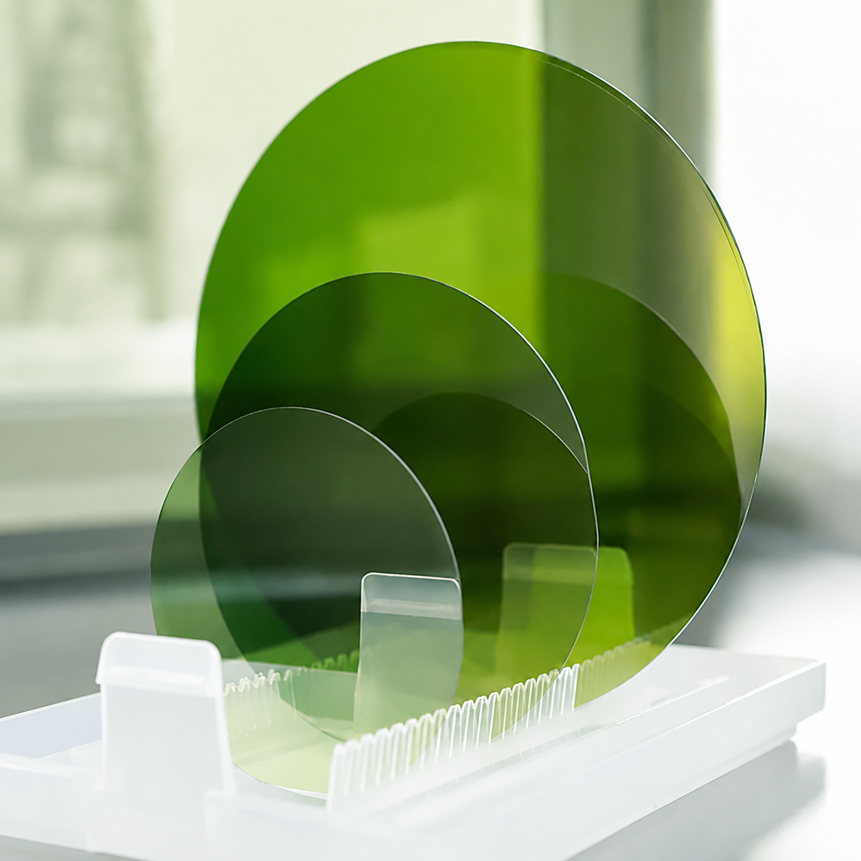 Fig. 2 — SiC epitaxy. Uniformity of thickness and doping across an 8-inch wafer is now the primary differentiator between suppliers.